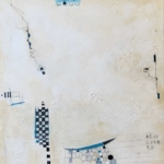 ohne Titel, Mischtechnik auf Leinwand, 40x40, 2025